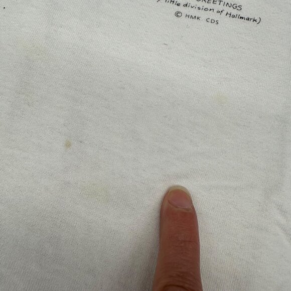 Vintage 90s I Breathe Therefore I Shop Graphic T Shirt XL Spring Ford USA Kitsch - Picture 8 of 10